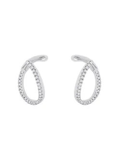 amor Damen Creolen in silber