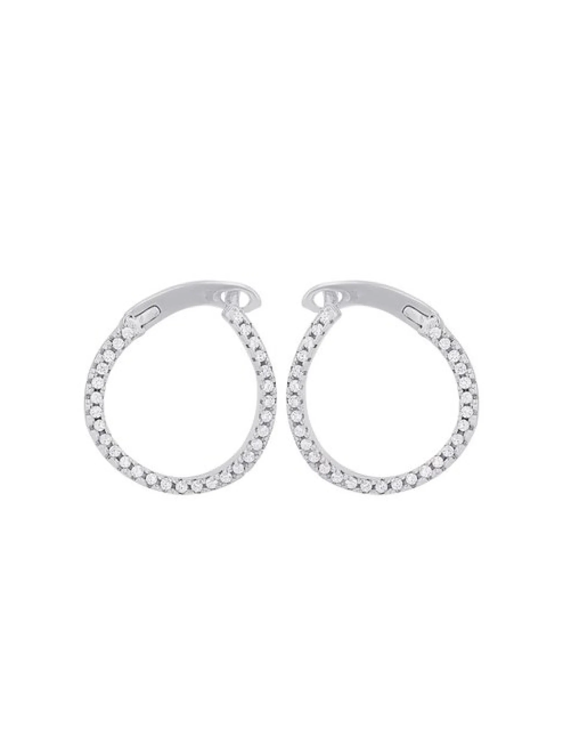 amor Damen Creolen in silber