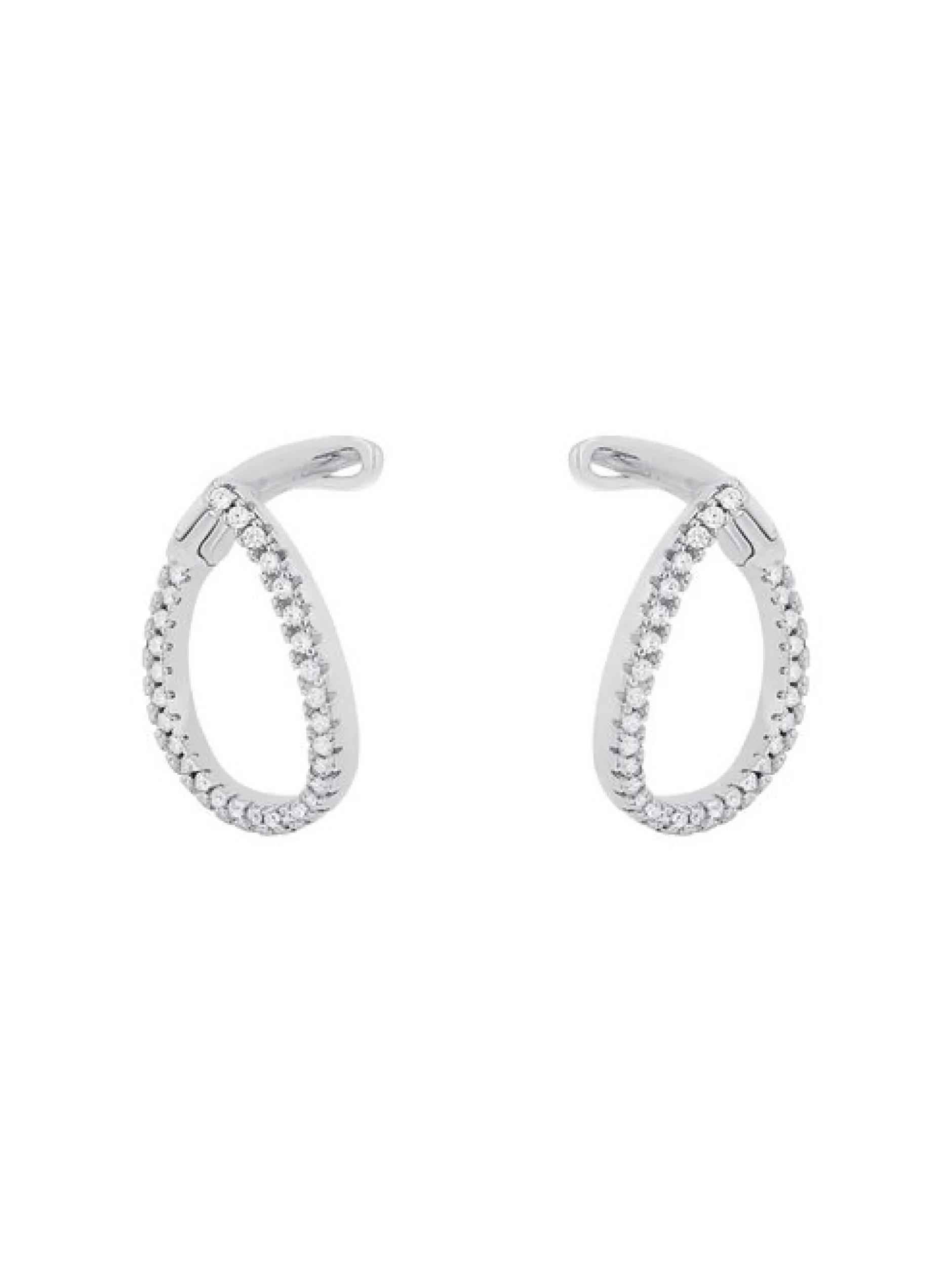 amor Damen Creolen in silber