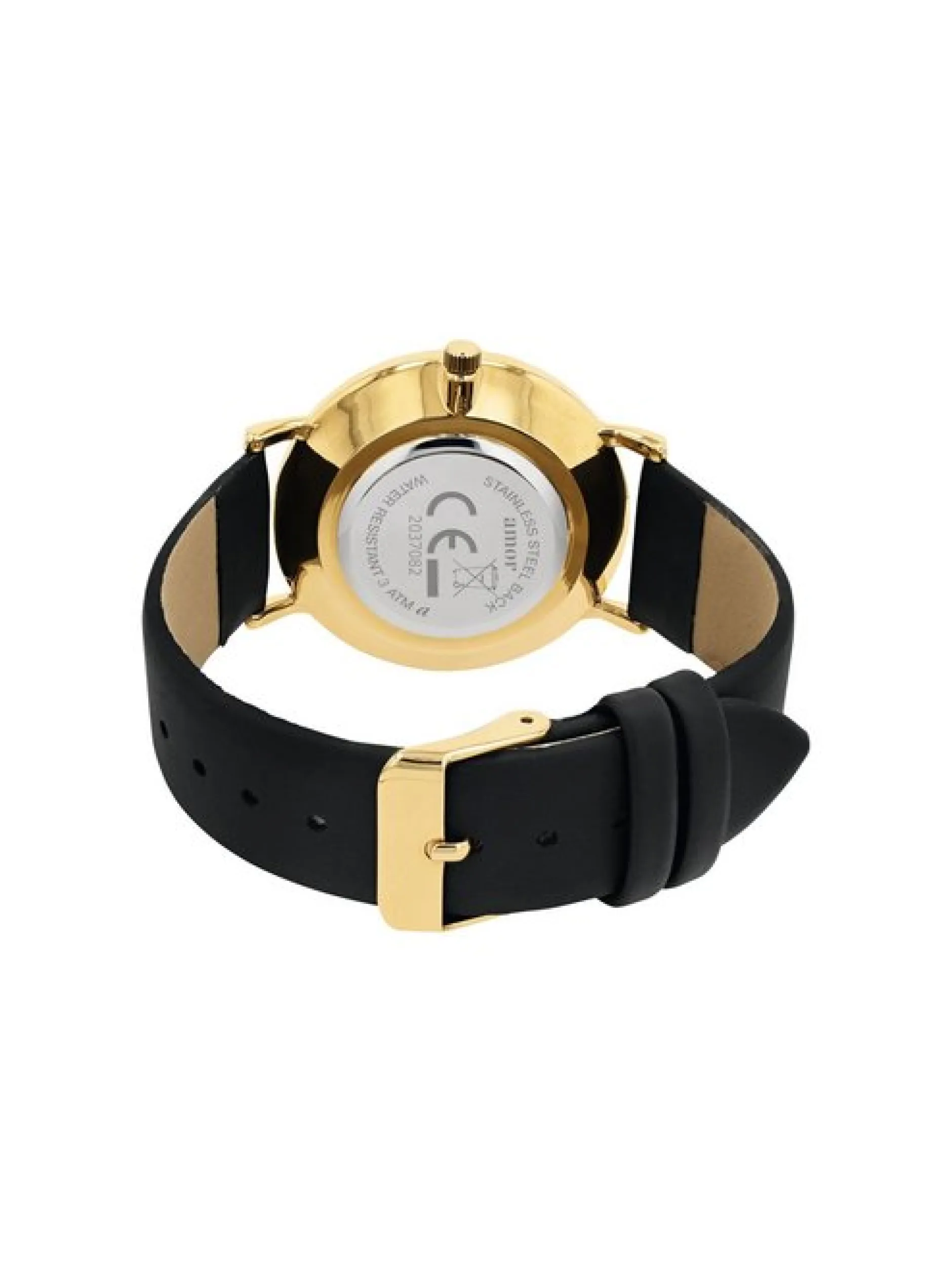 amor Damen, Herren, Unisex Unisex Quarzuhr in gold
