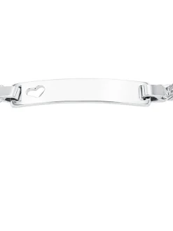 amor Damen Identarmband in silber