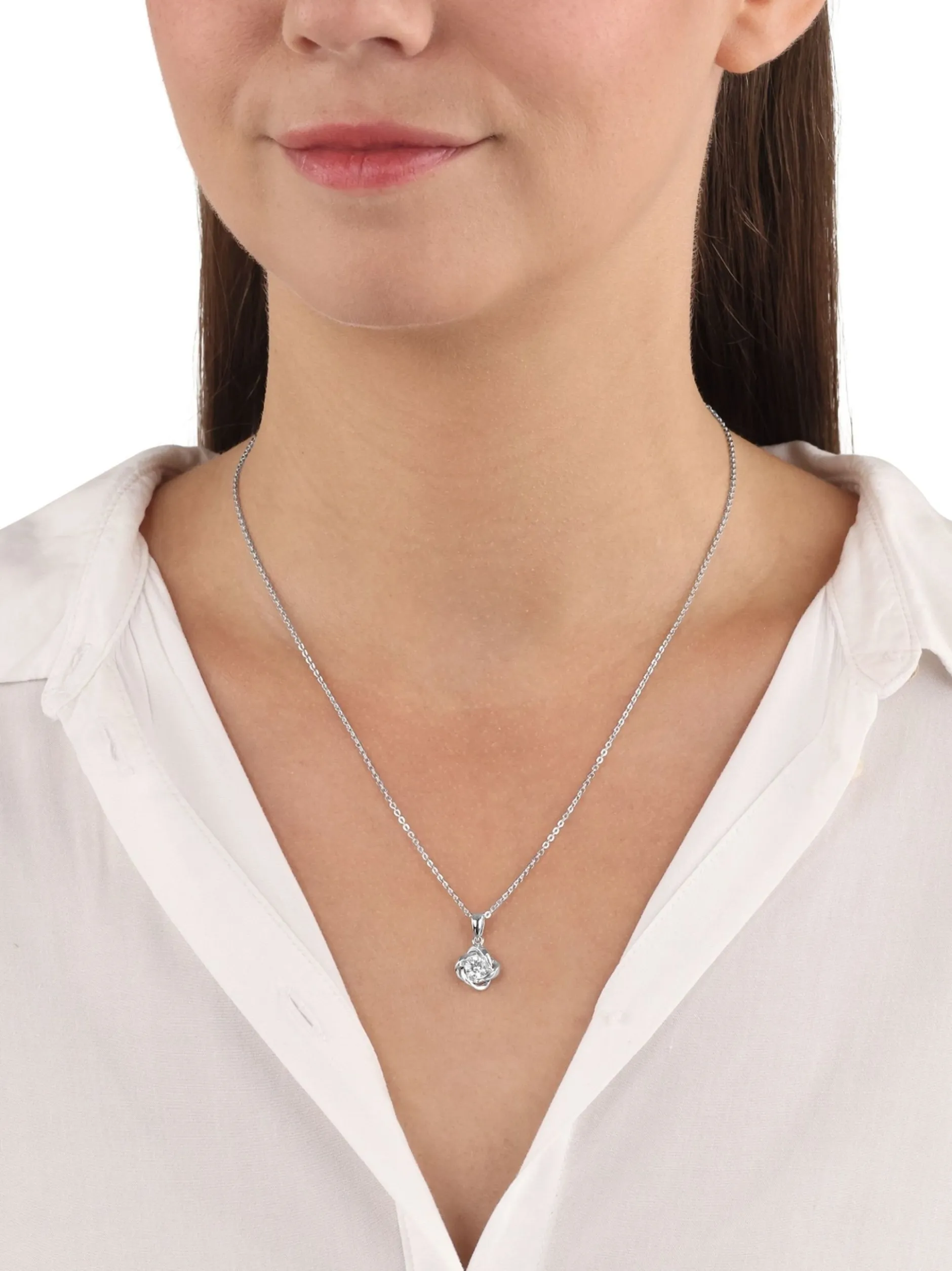 amor Damen Kette mit Anhänger in silber