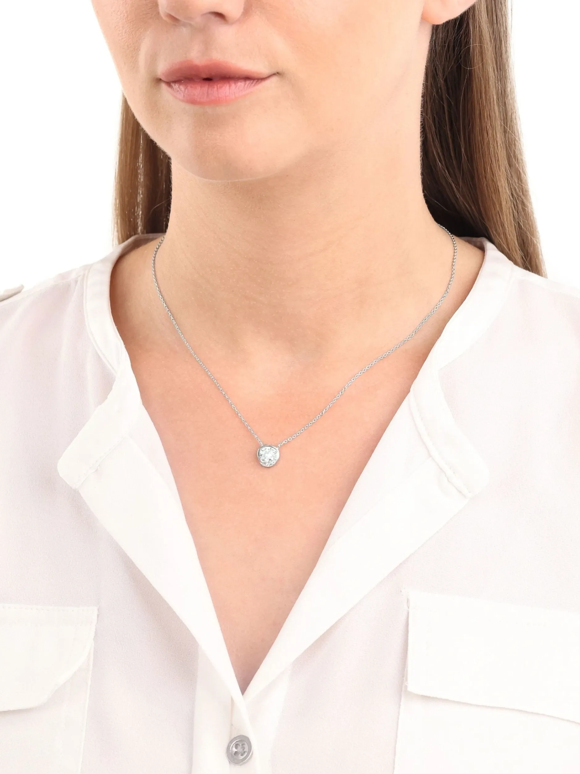amor Damen Kette mit Anhänger in silber