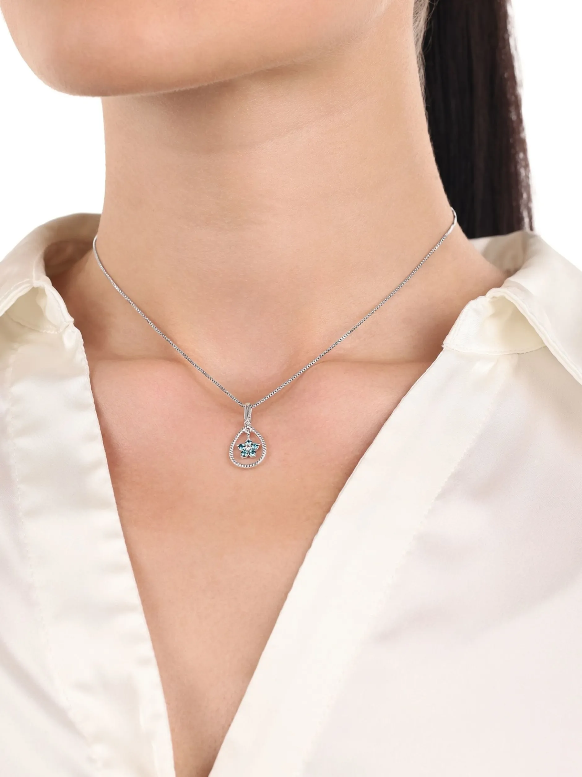 amor Damen Kette mit Anhänger in silber