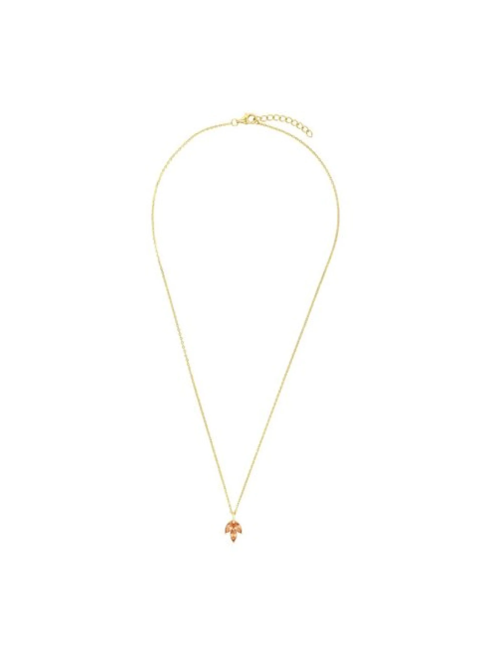 amor Damen Kette mit Anhänger in orange