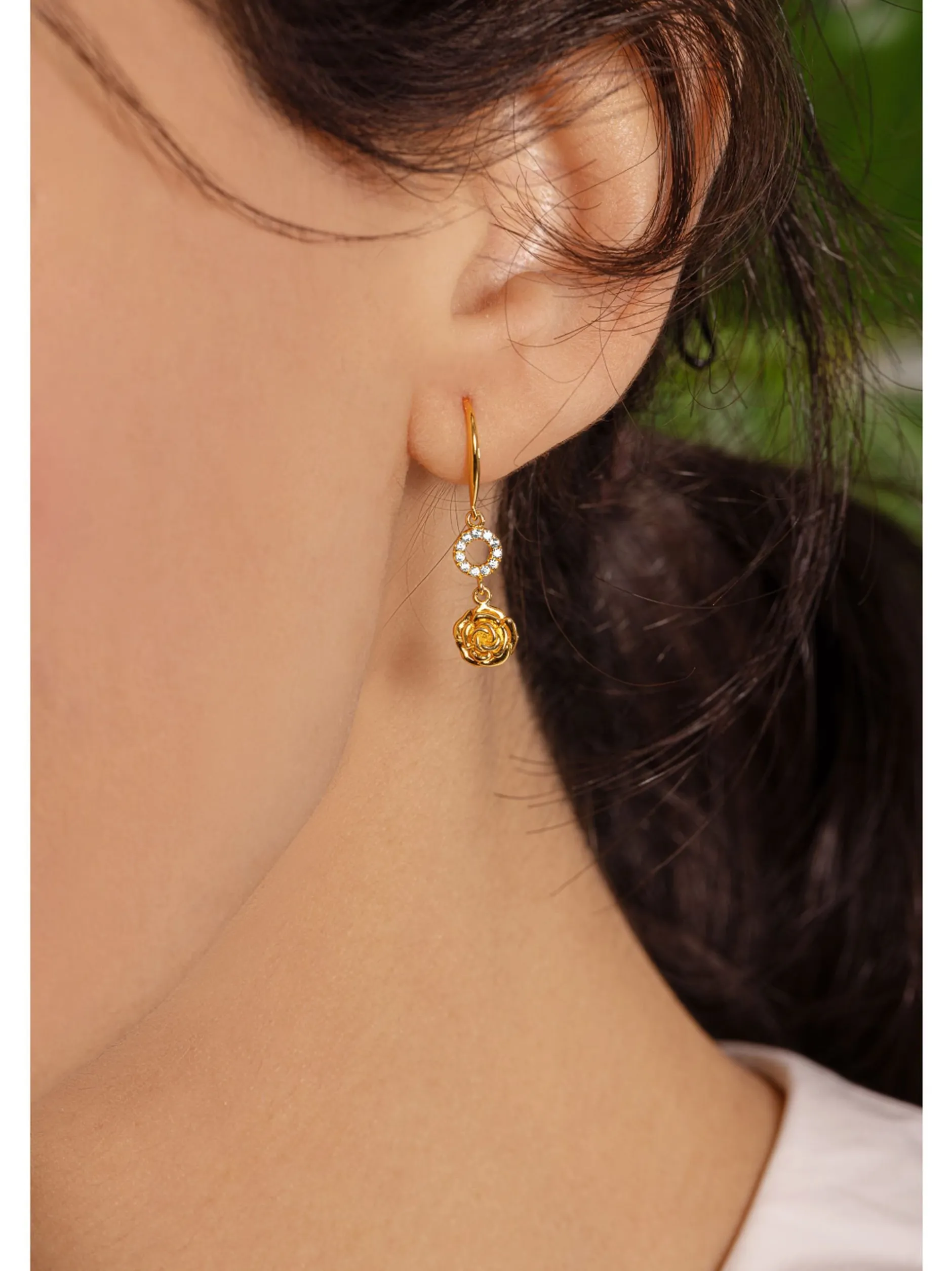 amor Damen Ohrhänger in gold