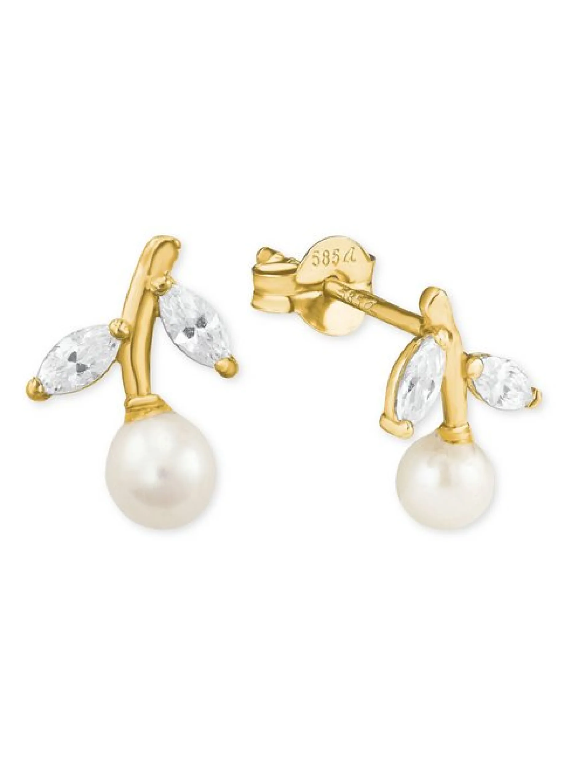 amor Damen Ohrstecker in gold