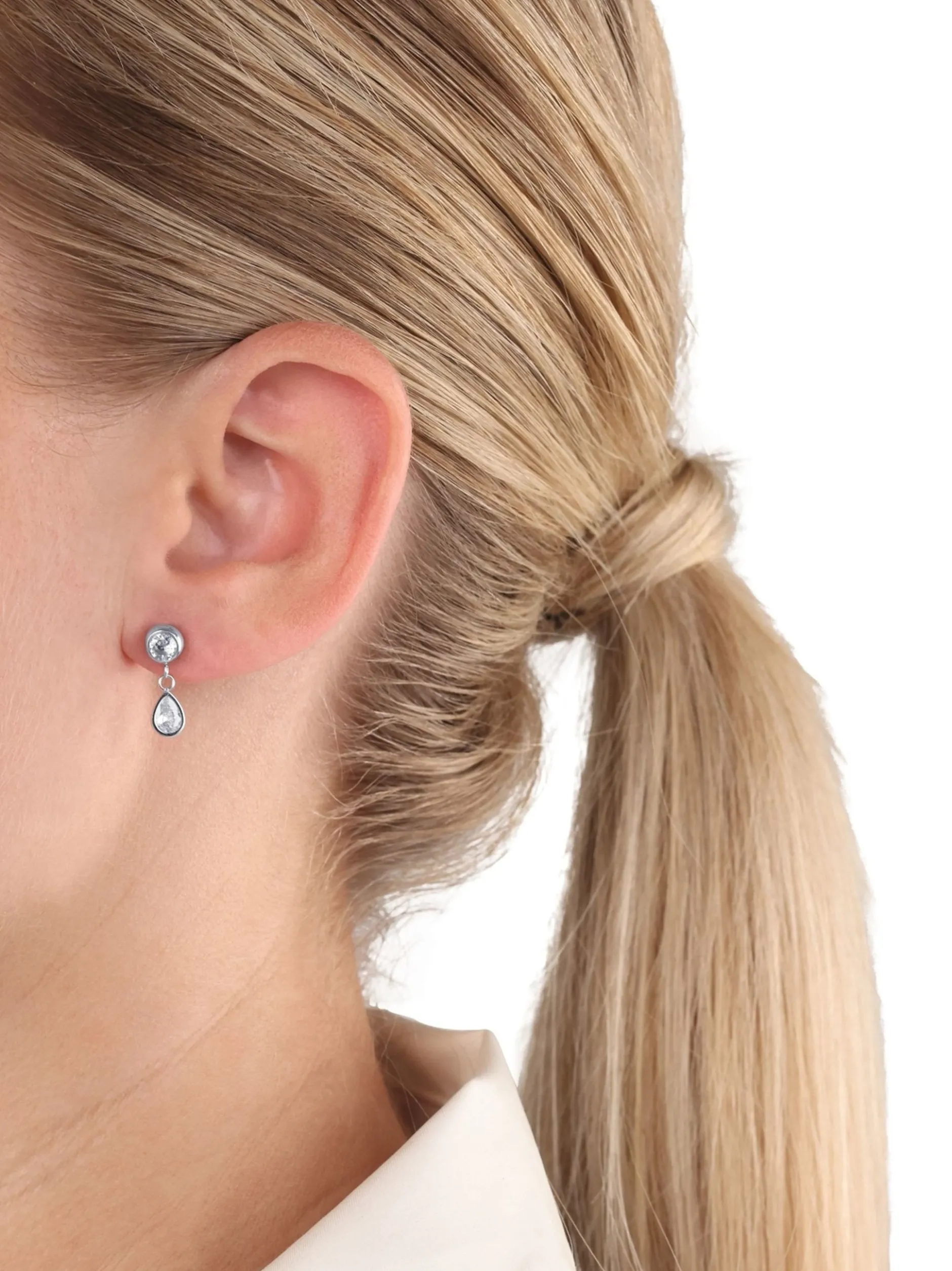 amor Damen Ohrstecker in silber
