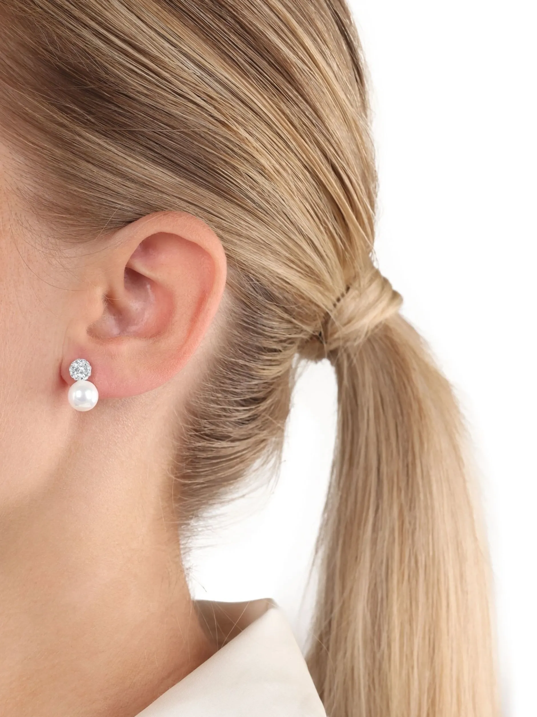 amor Damen Ohrstecker in silber