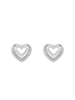 amor Damen Ohrstecker in silber