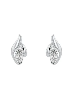 amor Damen Ohrstecker in silber