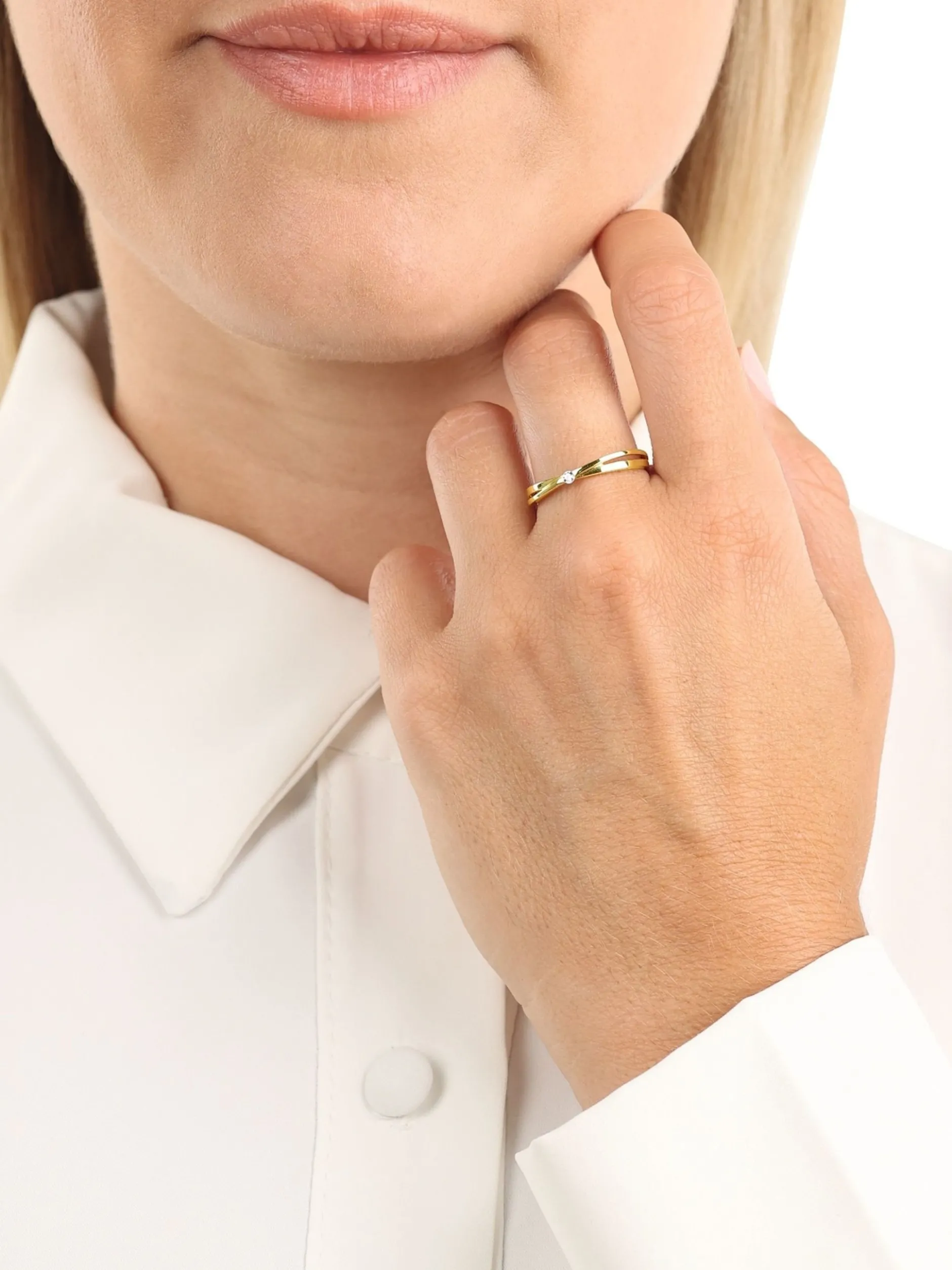amor Damen Ring in gold