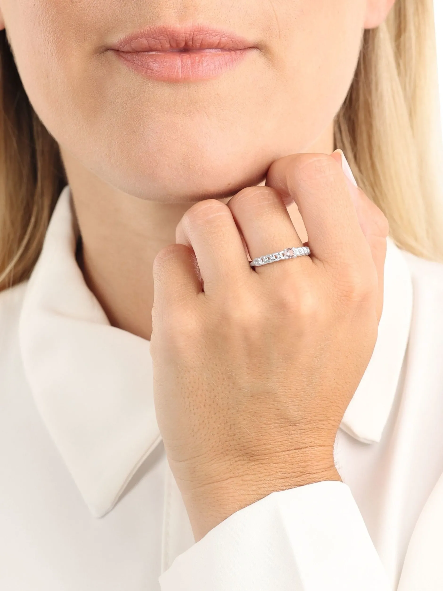 amor Damen Ring in rosa