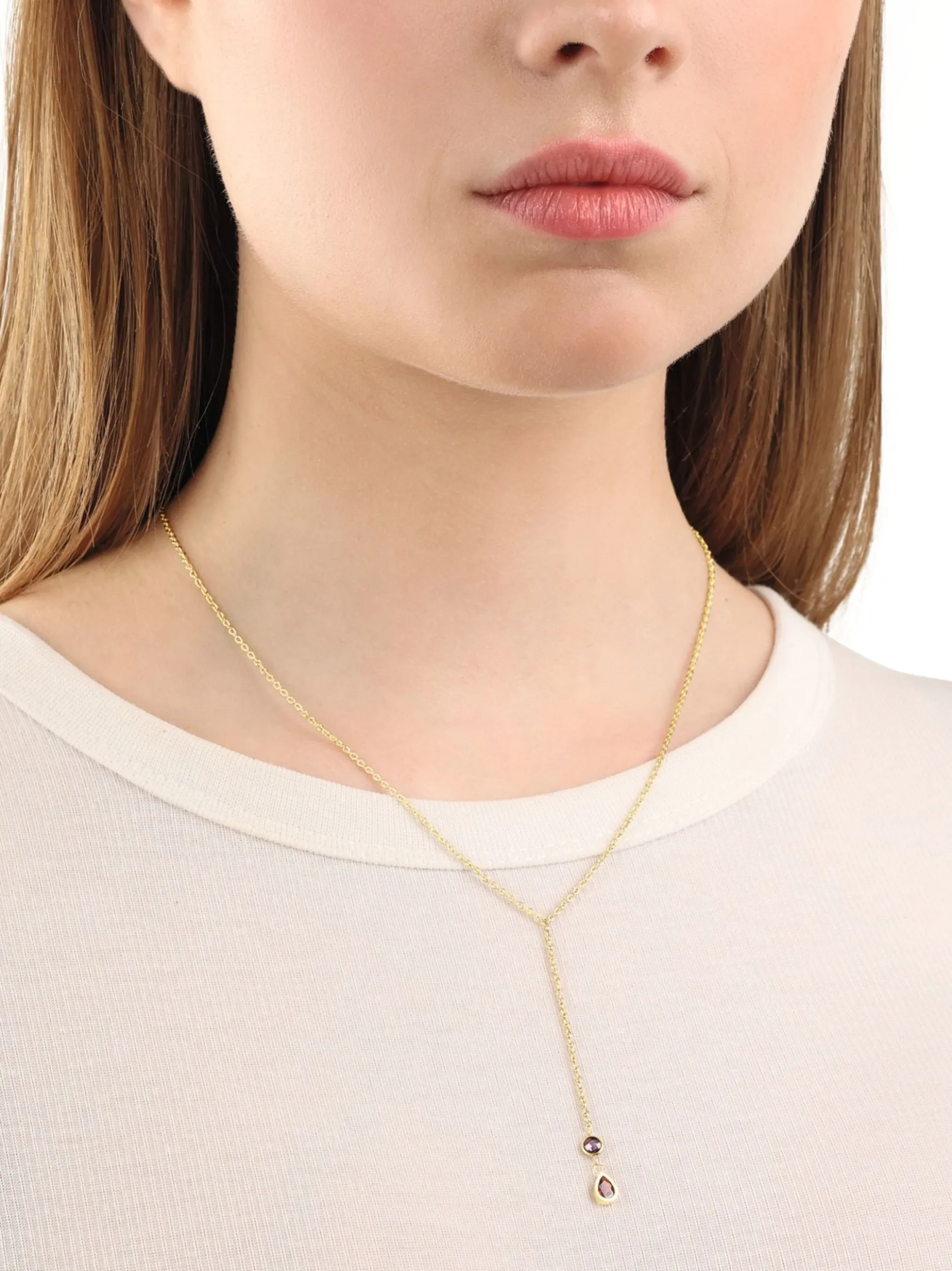 amor Damen Y-Collier in gold