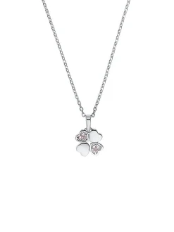 amor Mädchen Kette mit Anhänger in rosa