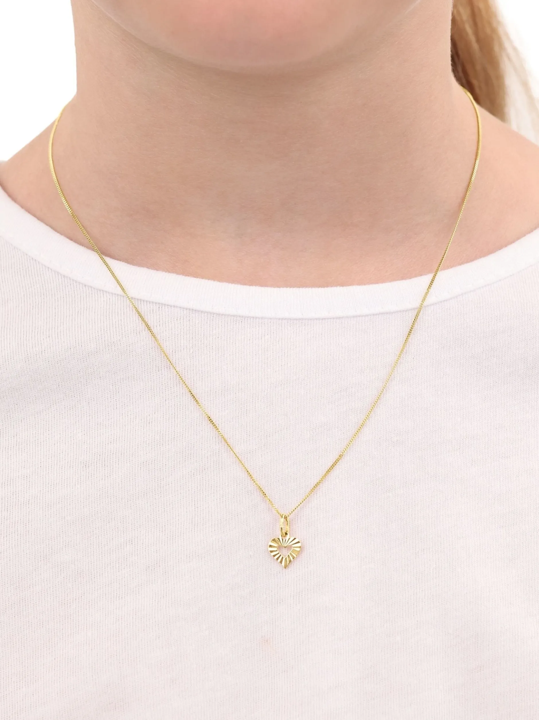 amor Mädchen Motivanhänger in gold