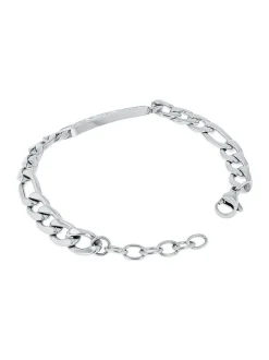 amor Unisex Identarmband in silber