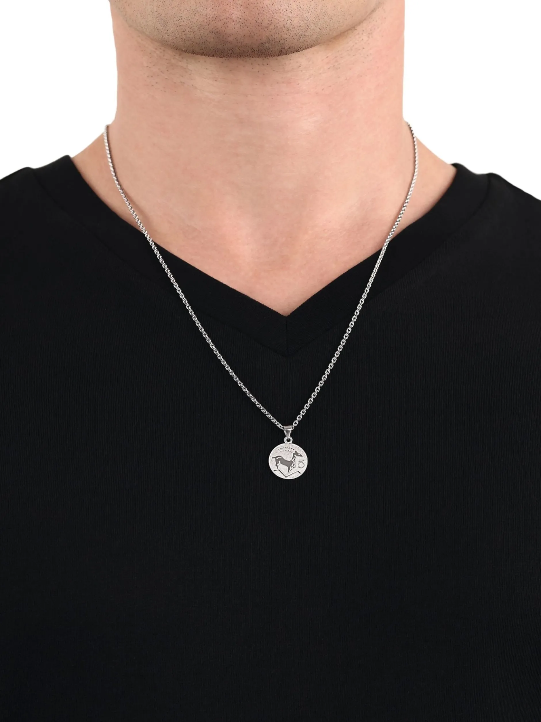 amor Unisex Motivanhänger in silber