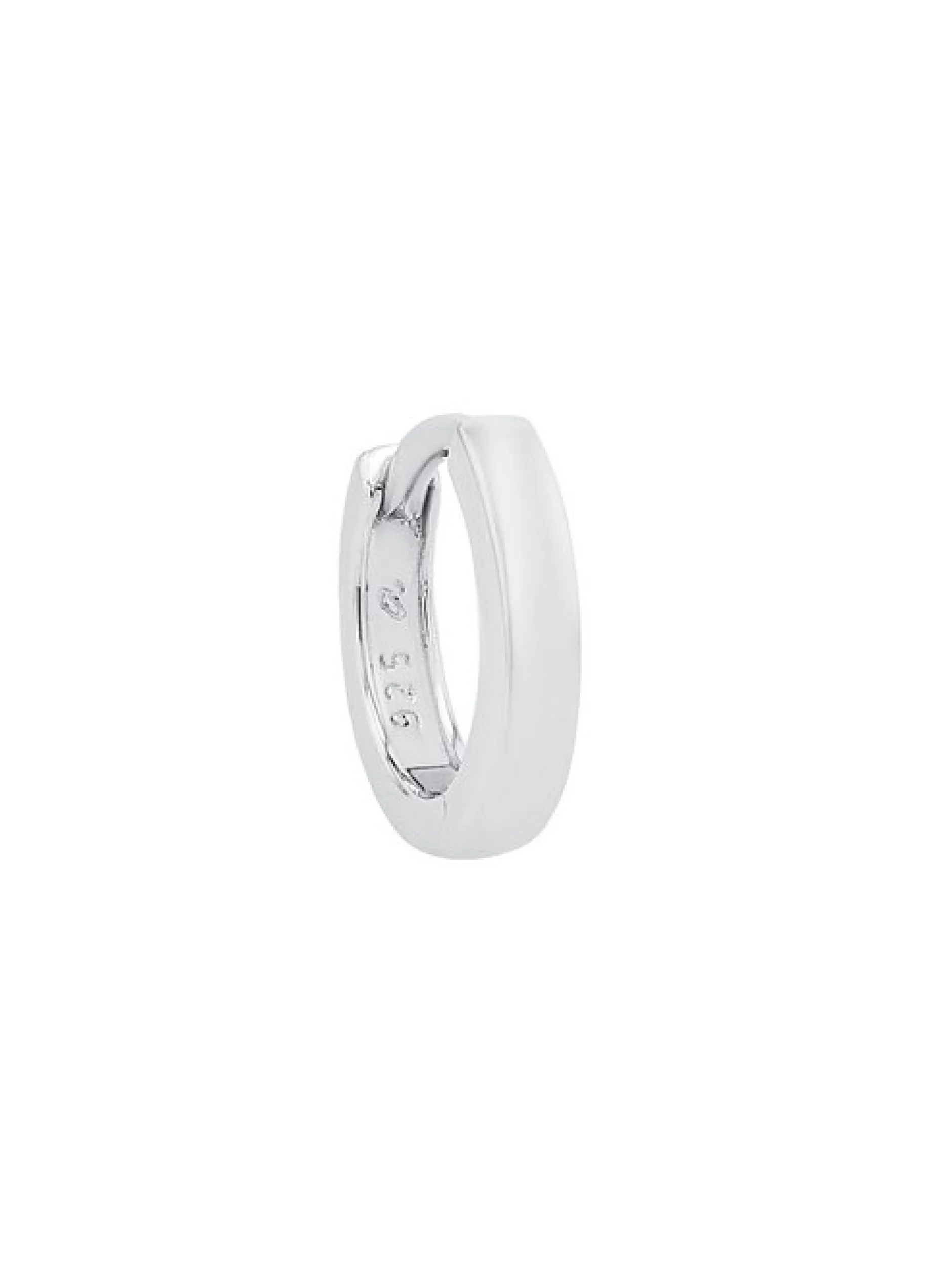 amor Unisex Single Creole in silber