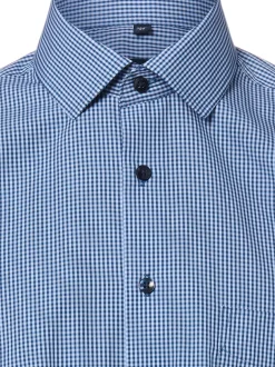Andrew James Herren Businesshemd in indigo hellblau