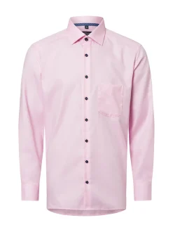 Andrew James Herren Businesshemd - Bügelfrei in rosa