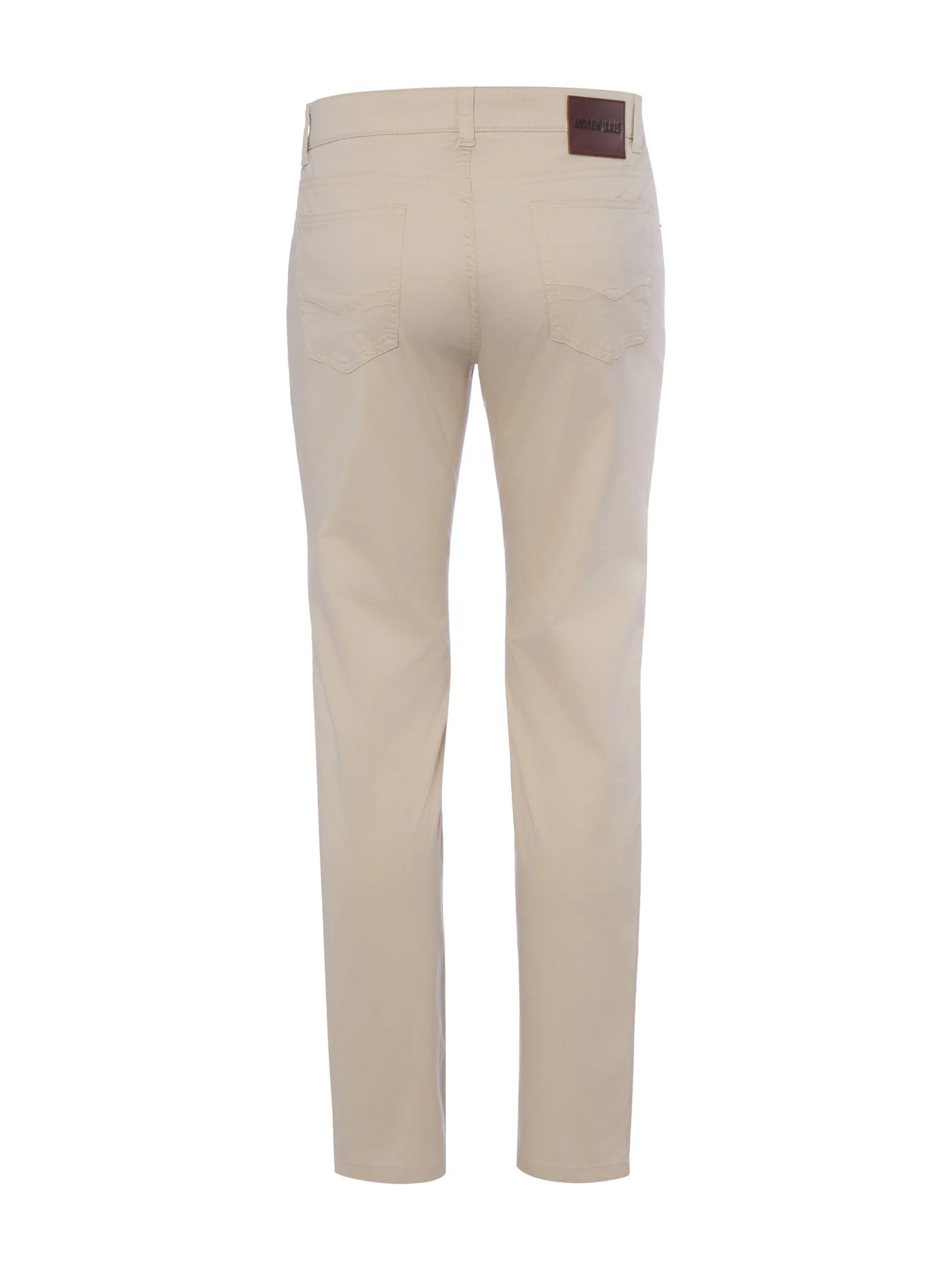Andrew James Herren Five-Pocket-Hose - Modern Fit in beige