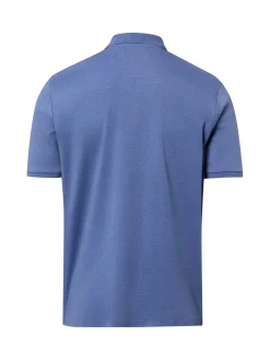 Andrew James Herren Poloshirt in blau - Ärmel: kurzarm