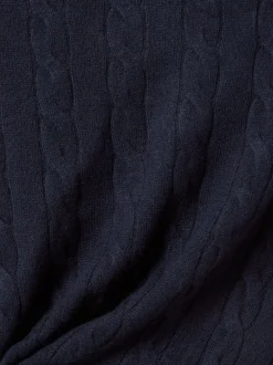 Andrew James Herren Pullover mit Cashmere-Anteil in marine