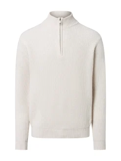 Andrew James Herren Pure Cashmere Troyer in ecru