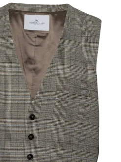 Andrew James New York Herren Baukasten-Weste - Alyn-William in grau