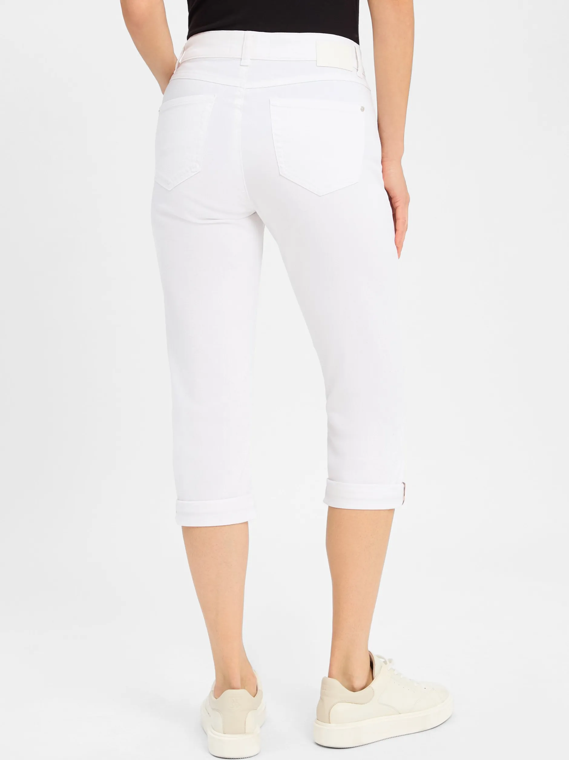 Angels Damen Jeans - Cici Tu Tape in weiß