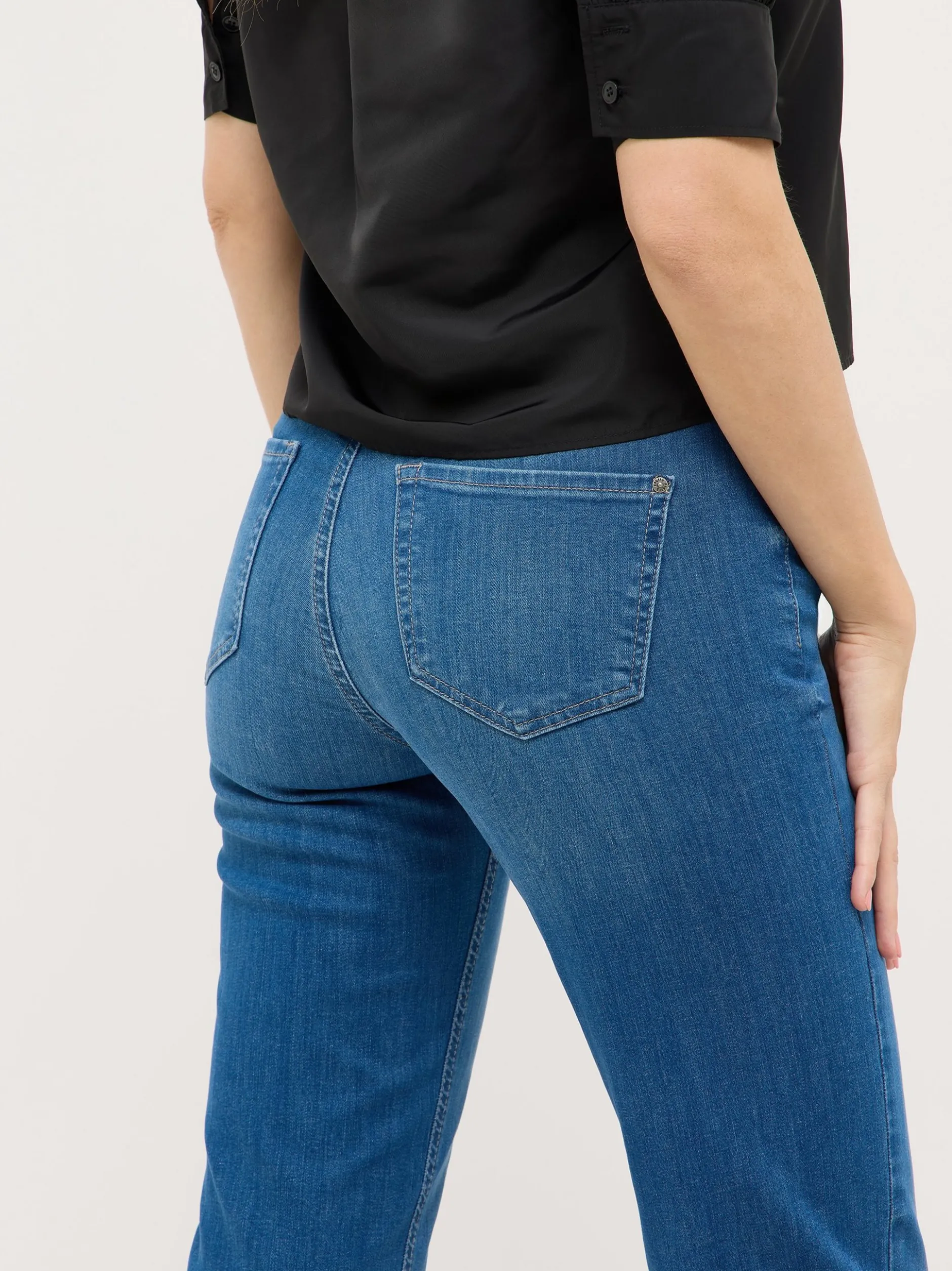 Angels Damen Jeans - Lara in medium stone - Länge: lang