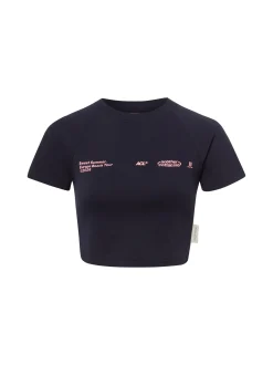 Another Cotton Lab Damen T-Shirt - Suenos Sol Festival in marine rosa
