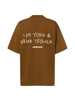 Another Cotton Lab Damen T-Shirt in nougat