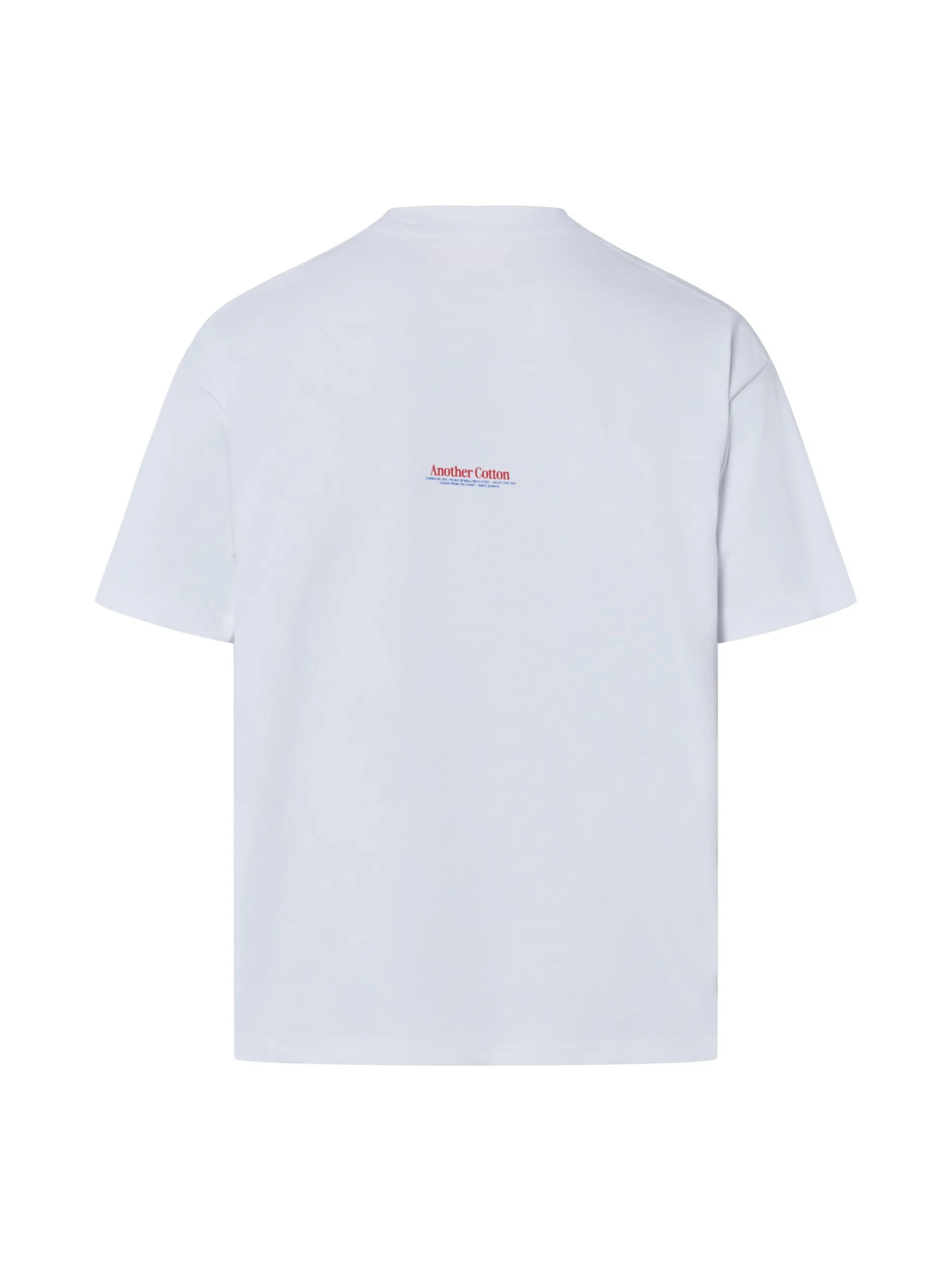 Another Cotton Lab Herren T-Shirt - Atelier Mediterraneao in weiß mehrfarbig