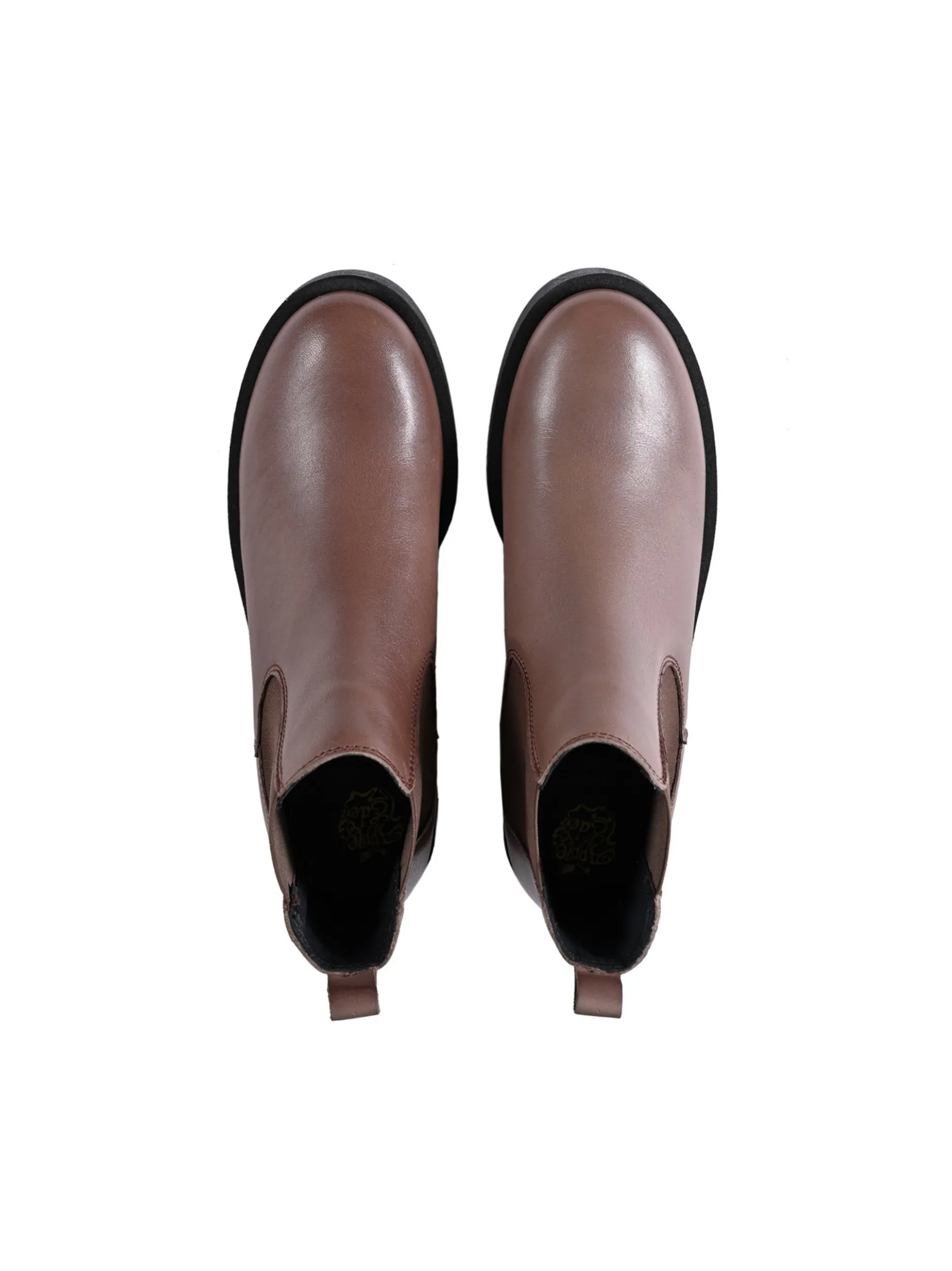 Apple of Eden Damen Chelsea-Boots - SIMONE in taupe