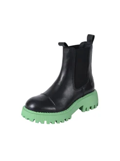 Apple of Eden Damen Chelsea-Boots - FLO in lind schwarz