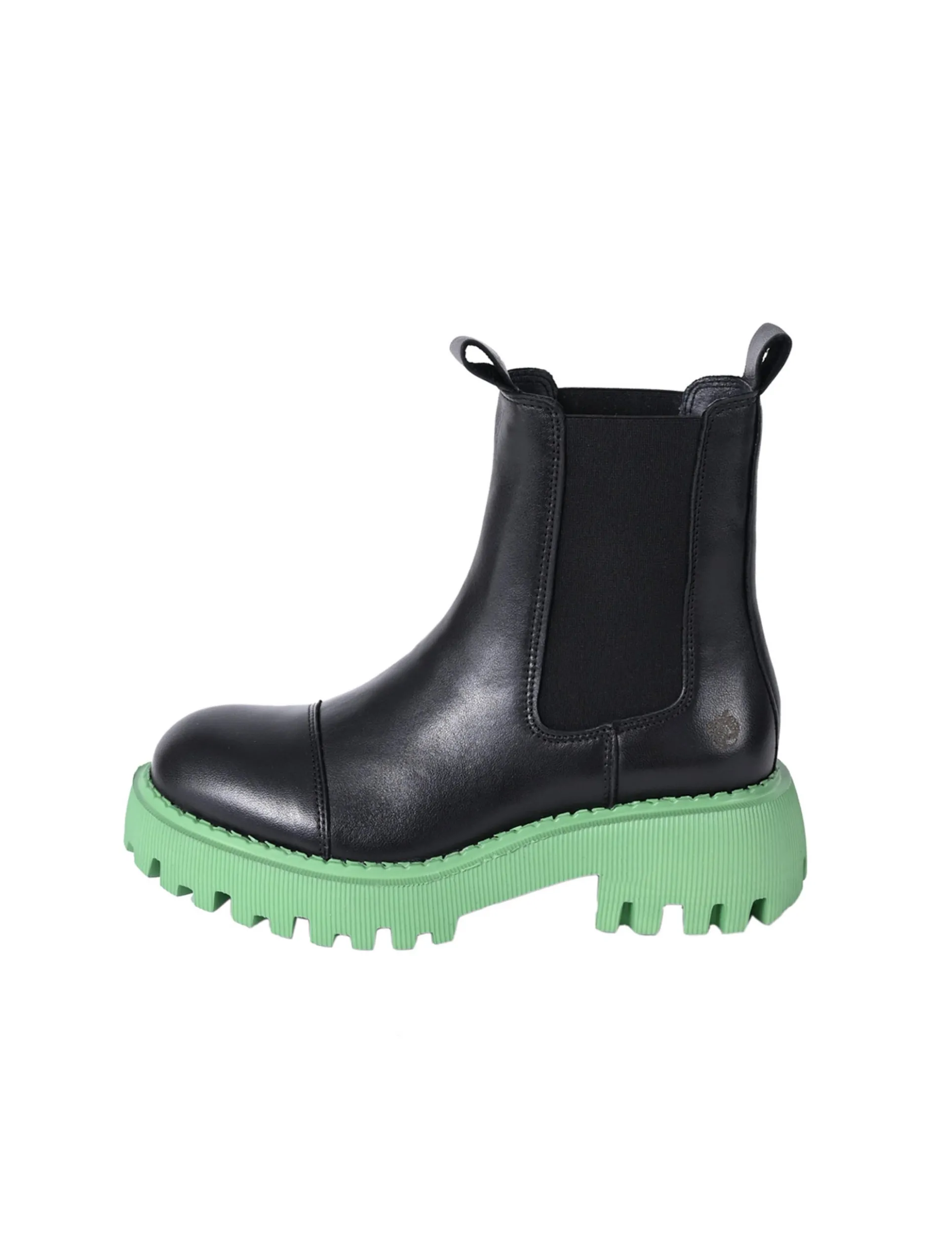 Apple of Eden Damen Chelsea-Boots - FLO in lind schwarz