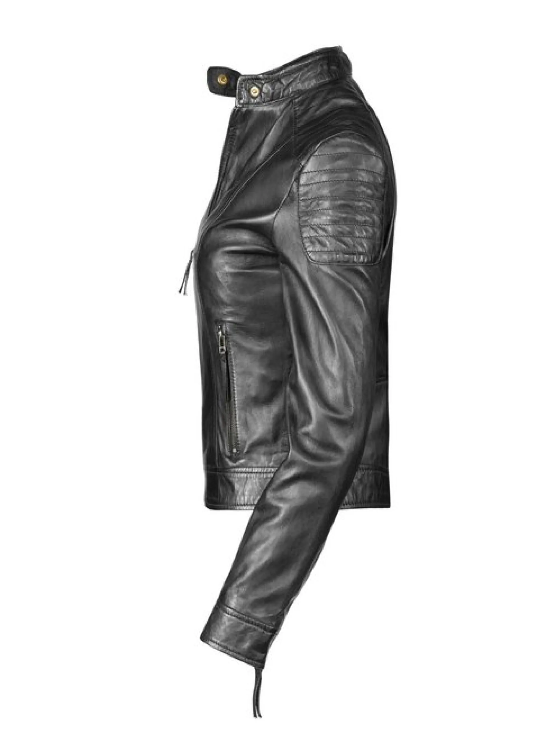 Apple of Eden Damen Lederjacke - AOE-101 in schwarz
