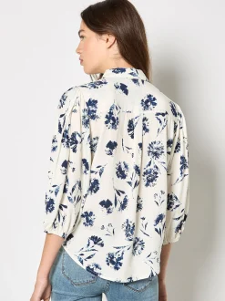 Apricot Damen Bluse in beige ecru - Ärmel: 3/4 Arm