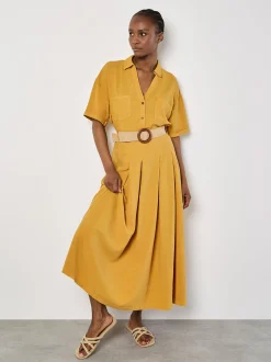 Apricot Damen Bluse in gelb - Ärmel: Halbarm