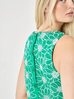 Apricot Damen Bluse in grün - Ausschnitt: Rundhals