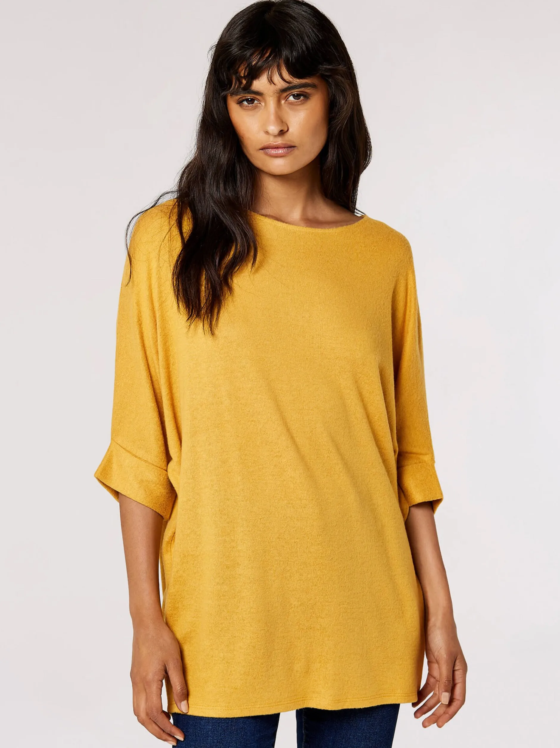 Apricot Damen Blusenshirt in gelb - Ärmel: 3/4 Arm