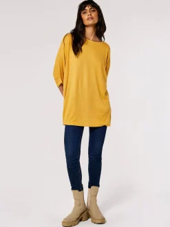Apricot Damen Blusenshirt in gelb - Ärmel: 3/4 Arm