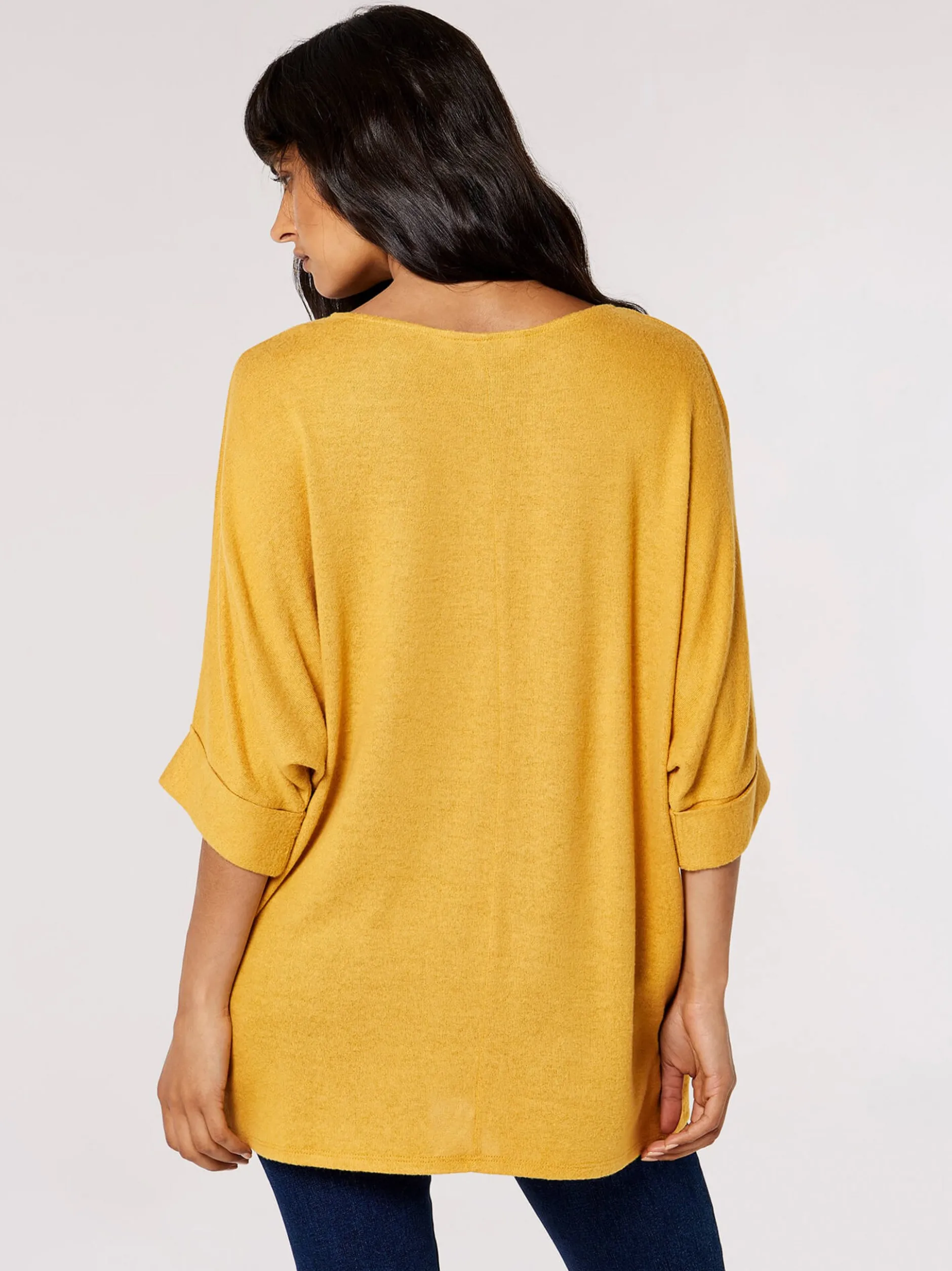 Apricot Damen Blusenshirt in gelb - Ärmel: 3/4 Arm