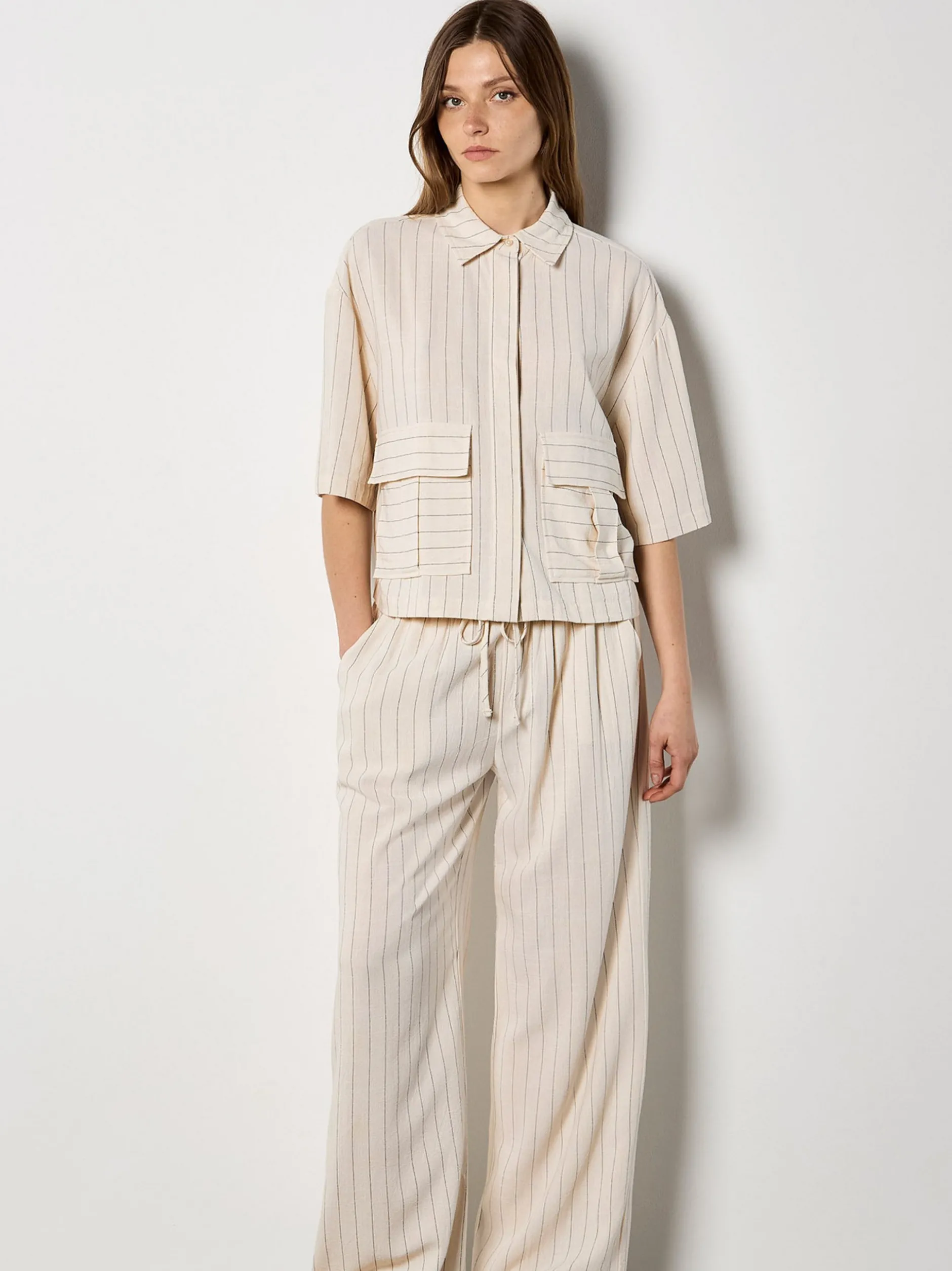 Apricot Damen Hose in beige - Länge: lang