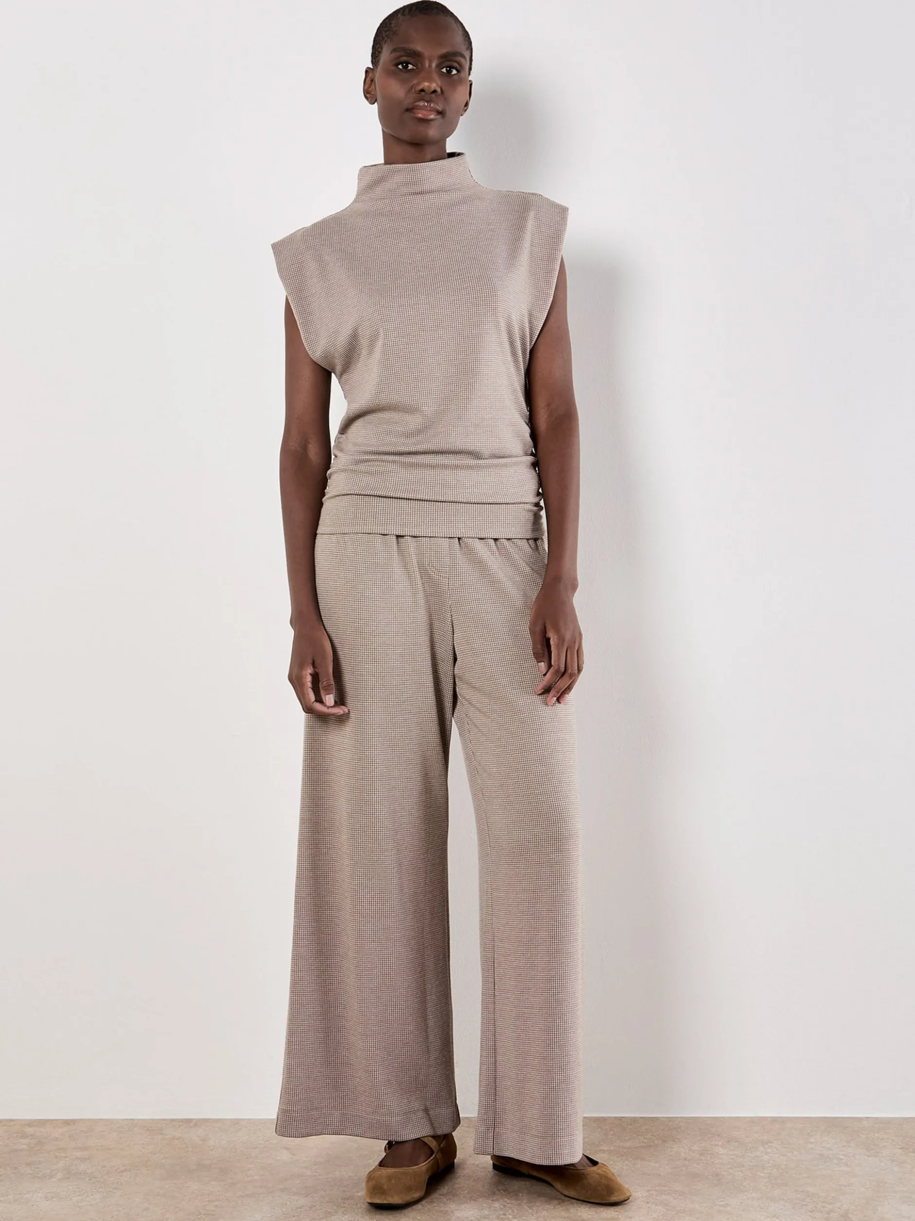 Apricot Damen Hose in beige - Länge: lang