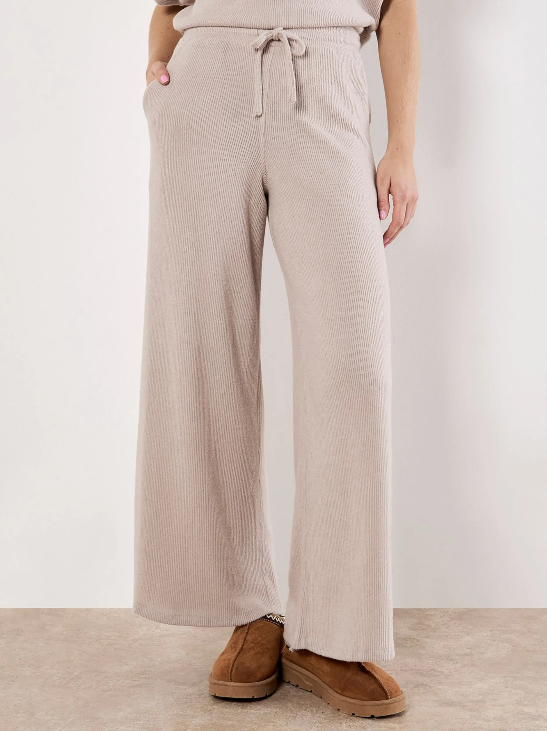 Apricot Damen Hose in beige - Länge: lang