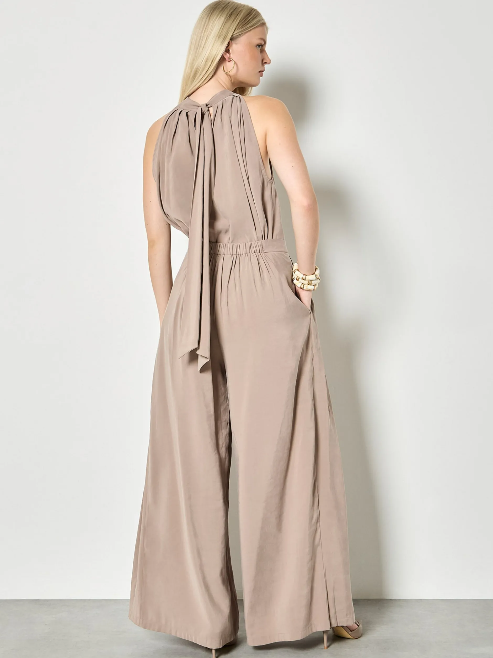 Apricot Damen Hose in beige - Länge: lang