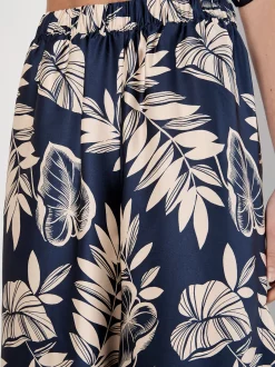 Apricot Damen Hose in blau beige - Länge: lang